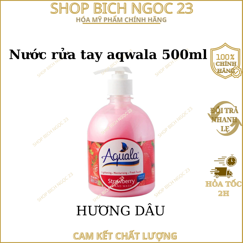 Nước Rửa Tay Aquala Túi 450ML Chai 500ml