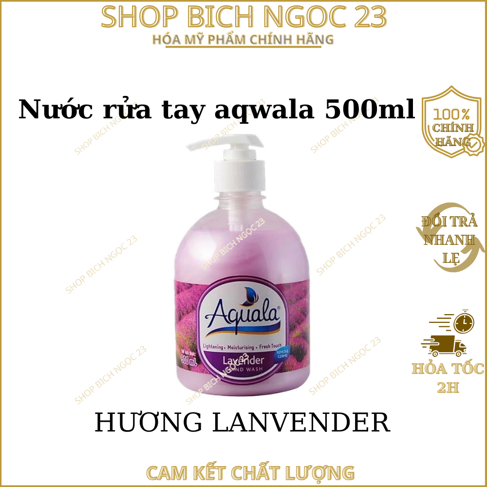 Nước Rửa Tay Aquala Túi 450ML Chai 500ml