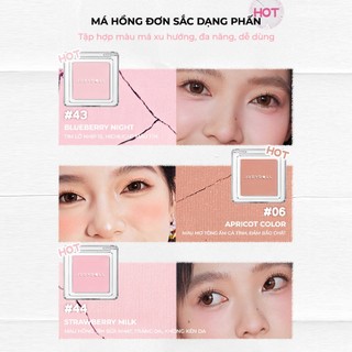 Phấn Má Hồng Đơn Sắc JudyDoll Pretty Blush Powder Tự nhiên Phấn mịn Lên Màu Tốt 2g - Bebeau