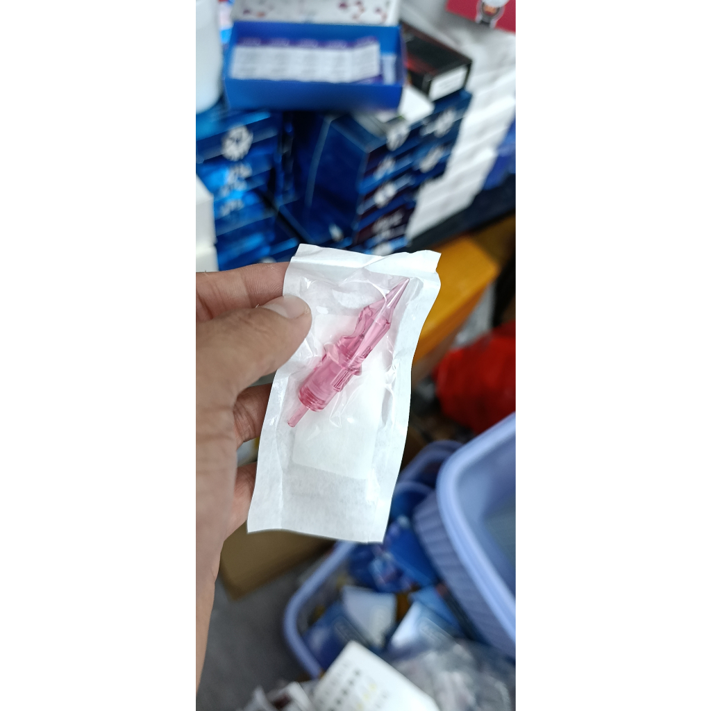 Máy Pen phun xăm môi mini 5.0 2 đầu xăm hình,Dùng được 4 loại kim Pearl Charmant Pen Cấy Phấn