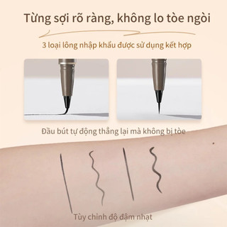 Bút Kẻ Mắt JudyDoll Slim Liquid Eyeliner Siêu Mảnh Dễ Kẻ Không Nhòe Chính Hãng - Bebeau
