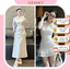 Váy polo nữ dáng dài maxi, váy polo nữ dáng ngắn, đầm sơ mi rút dây 2 bên sườn chất thun gân dày dặn mềm mịn - GEMMY
