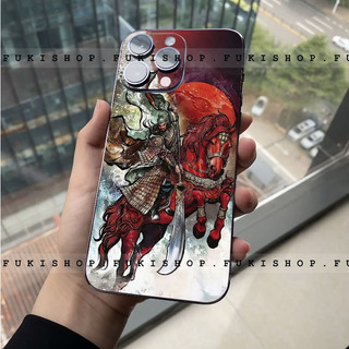 Miếng dán Skin Mặt lưng Sau full viền Quan Công MS01 Dành Cho 16 pro max 15 pro max 14 pro max 13 pro max 12 pro max