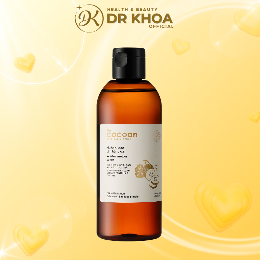 Toner Cocoon Bí Đao Giảm Dầu Thừa & Giảm Mụn Trứng Cá 140ml / 310ml ...