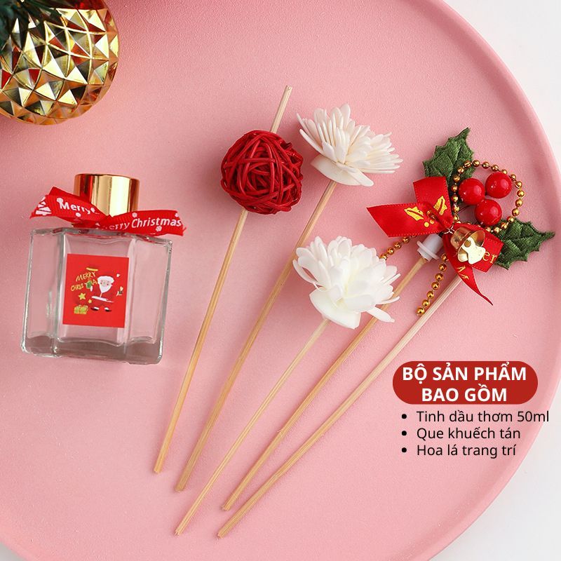 Lọ Khuếch Tán Nước Hoa Thơm Phòng Thiên Nhiên Để Phòng Khử Mùi Phòng Tắm 50ML KT01