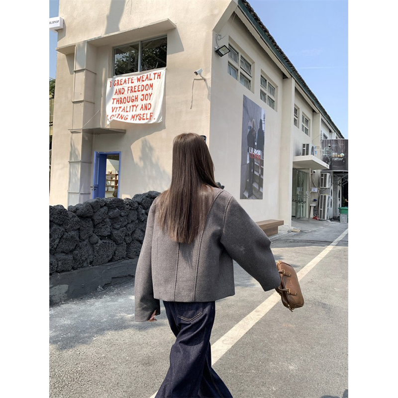 M.H STYLE ORDER áo khoác cổ tàu may tinh tế tỉ mỉ sắc nét