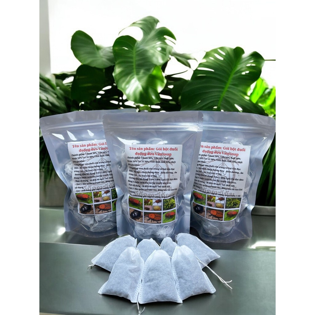 [Freeship Xtra] Combo 100 Túi Nhỏ Bột Treo Đuổi Đuông Dừa