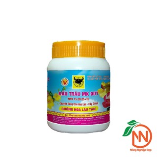 ĐẦU TRÂU MK 901 Lọ 400g - Phân Bón Dưỡng Hoa Lâu Tàn Dành Cho Hoa Lan, Cây Kiểng