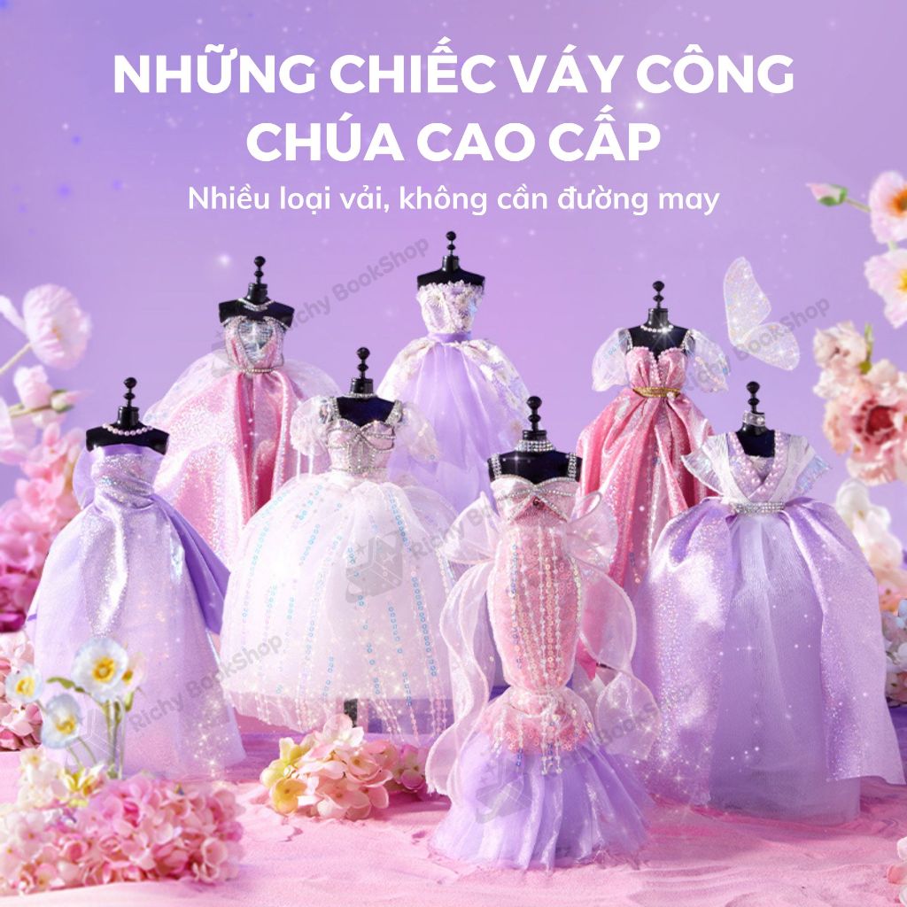 Đồ chơi thiết kế thời trang Mideer Clothing Design House không kim chỉ an toàn cho bé