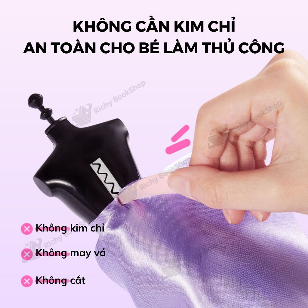 Đồ chơi thiết kế thời trang Mideer Clothing Design House không kim chỉ an toàn cho bé