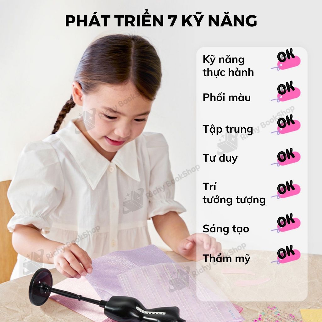 Đồ chơi thiết kế thời trang Mideer Clothing Design House không kim chỉ an toàn cho bé