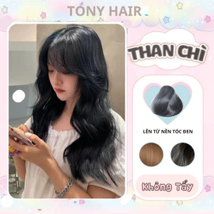 Thuốc nhuộm tóc màu Than Chì - Lên từ nền đen, không cần tẩy tóc _ Tony Hair