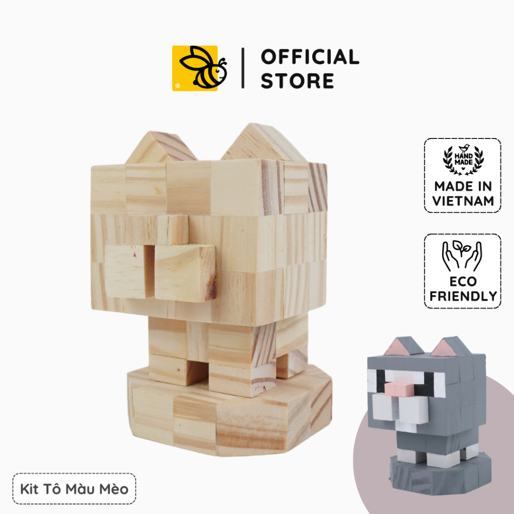 DIY Kit Tô Màu 12 Con Giáp Mão (Mèo) | Shopee Việt Nam