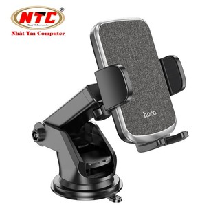 Giá đỡ kẹp điện thoại cho ô tô / xe hơi Hoco CA95 Gắn trên Taplo, Mặt kính (Đen) - Phụ Kiện Nhất Tín