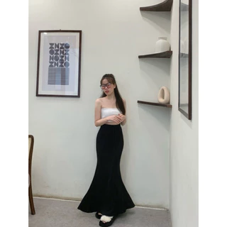 Chân váy đuôi cá dáng dài Phưn Clothing(3 chiều dài 90cm - 95cm-100cm, freesize từ 40 - 63kg ) Chất thun hàn mềm mịn