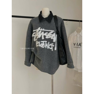 Áo len nữ pha cổ bò len dài tay thu đông fom giấu quần style Ulzzang y2k cá tính nhiều hình mã 742, 743, 744