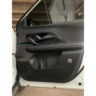 Bộ Dán Chống Xước Tapli Cửa Xe Toyota Yaris Cross- Viền Vân Da Carbon Cao Cấp( tặng 1 bộ gương cầu lồi)