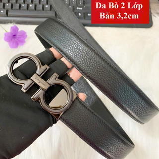 Thắt lưng nam dây nịt bấm lỗ cao cấp bản dây 3,2cm tặng kèm đinh đục lỗ giaynamdep699