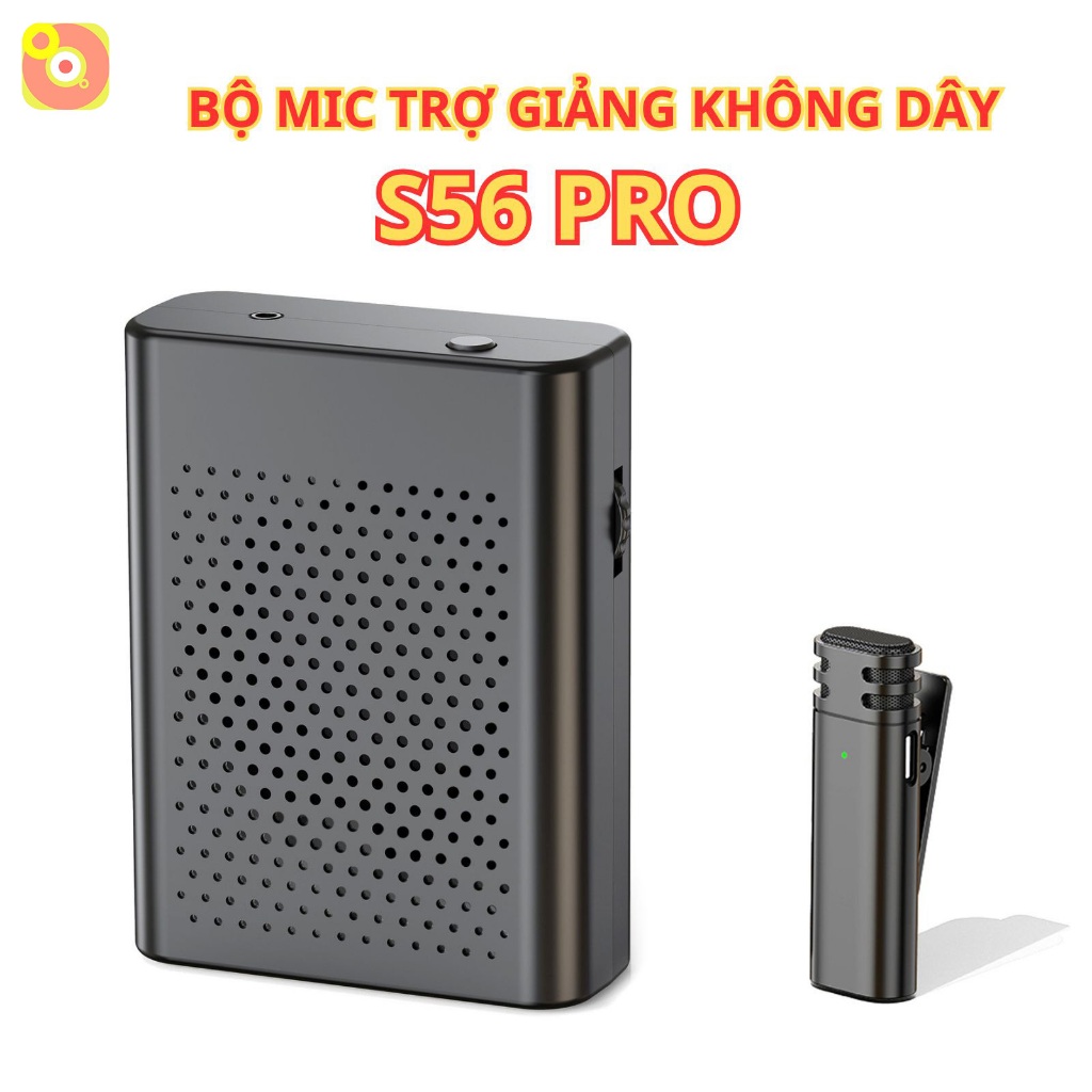 Máy Trợ Giảng Không Dây S56 PRO - Bộ Trợ Giảng Chuyên Nghiệp, Pin Bền ...