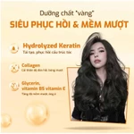 Kem ủ tóc phục hồi hư tổn K.win luxury smoothing and shiny 500ml hấp tóc argan siêu mềm mượt tóc khô xơ uốn nhuộm duỗi — ảnh 3