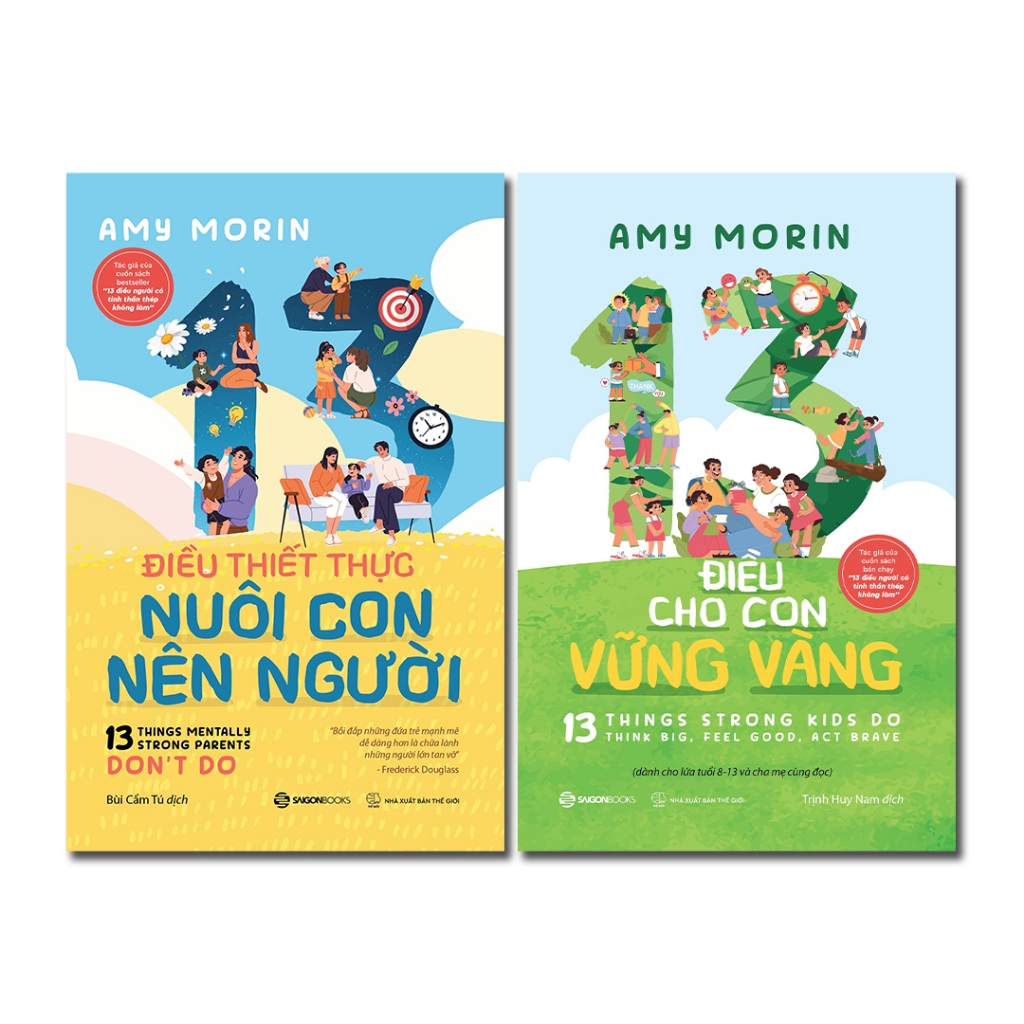 Combo Sách Nuôi Dạy Con - 13 Điều Cho Con Vững Vàng + 13 Điều Thiết Thực Nuôi Con Nên Người