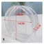 Túi bảo vệ búp bê baby three 23x15x9cm - Túi bảo vệ búp bê 20cm -14 cm - có móc khóa và bông màu ngẫu nhiên (