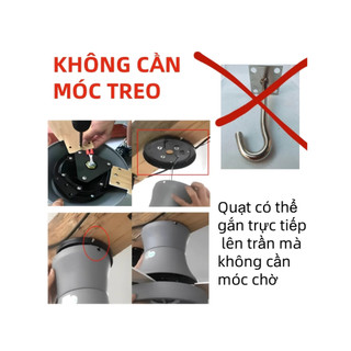 【COD】Quạt trần Gogeous 48 inch có điều khiển từ xa đèn quạt trần giá tốt phòng khách/phòng làm việc
