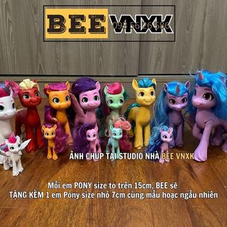 (MUA 1 TẶNG 1) Đồ chơi Ngựa My Little Pony size 20cm tóc mềm, sẵn nhiều mẫu - BEE VNXK