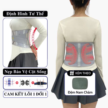 Đai Lưng Cột Sống Andego Hỗ Trợ Tập Luyện Cho Người Thoát Hóa Cột Sống, Đai Cột Sống Giảm Mỏi Lưng Mã Dr,HO.