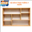 Kệ Sách Treo Tường Kệ Trang Trí Kệ Sách Gỗ 7 Ngăn Vân Gỗ Kích thước 120x80x20cm tặng kèm ốc vít tường