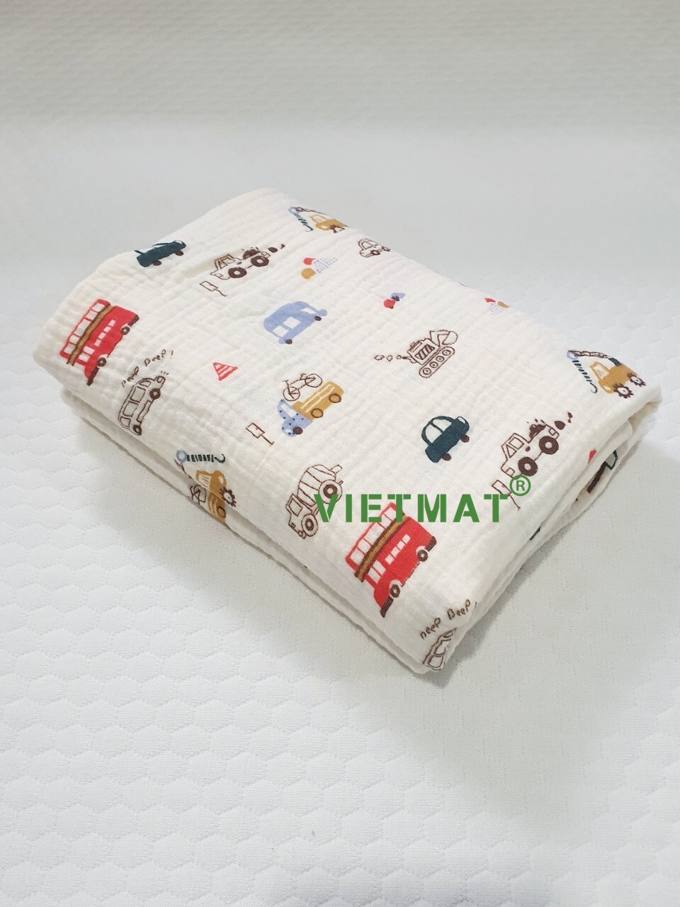 Ảnh Khăn tắm trẻ sơ sinh và trẻ em TILO vải muslin mềm mịn, hút nước nhiều kích thước 2