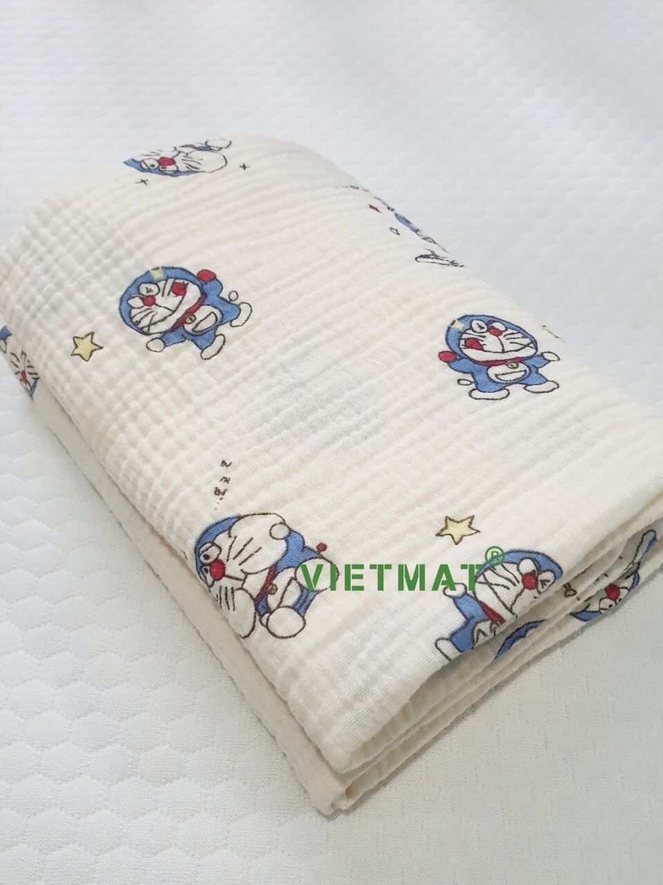 Ảnh Khăn tắm trẻ sơ sinh và trẻ em TILO vải muslin mềm mịn, hút nước nhiều kích thước 4