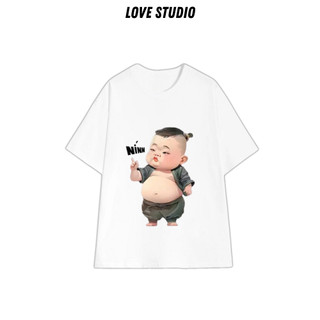 Áo thun tay lỡ cổ tròn Nínnn form unisex nam nữ chất premium, phong cách năng động cottton 100%