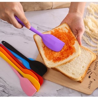 Phới trộn bột spatula silicon chịu nhiệt, đúc liền dùng để đánh bột, vét, vét kem 21cm-28cm