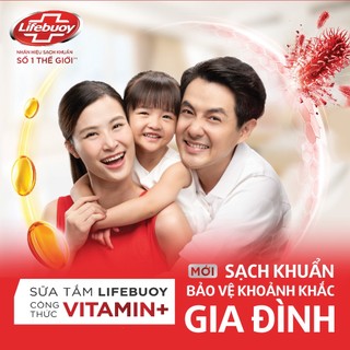 Sữa Tắm Lifebuoy Sạch Khuẩn Bảo Vệ Khỏi 99.9% Vi Khuẩn Chứa Ion Bạc+ Hỗ Trợ Cùng Đề Kháng Da Tự Nhiên 800G