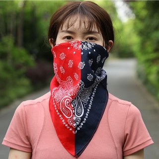 Khăn turban unisex phối màu đẹp phong cách hiphop quàng cổ, bandana chất liệu cotton cho nam nữ