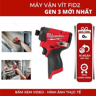Máy vặn vít, bắn vít 12V Milwaukee M12 FID2-0X Gen 3 thế hệ mới nhất dòng 12V