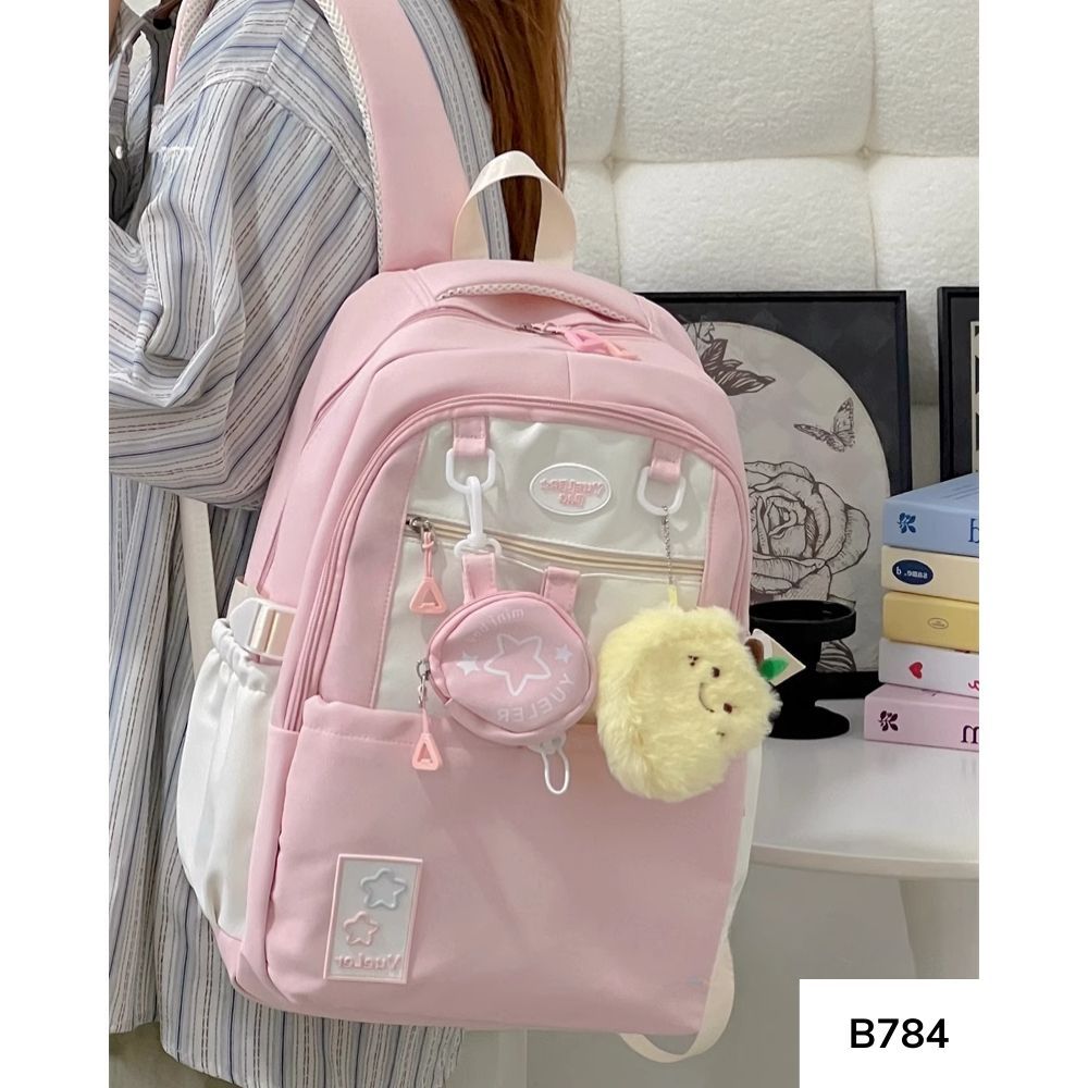 Balo đi học nam nữ phong cách Ulzzang nhiều ngăn sức chứa lớn cho học sinh các cấp B784 gagastore