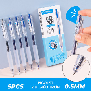 [NHIỀU MẪU] Hộp 10/12 Bút Gel Ngòi 0.5mm CLASSMATE, Bút Gel Bấm Mực Ra Đều Viết Siêu Trơn Có Thay Được Ngòi