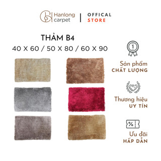 [H] Thảm chùi chân B4 cao cấp lông mềm mịn, êm ái, thấm hút nước tốt phù hợp decor bàn trang điểm