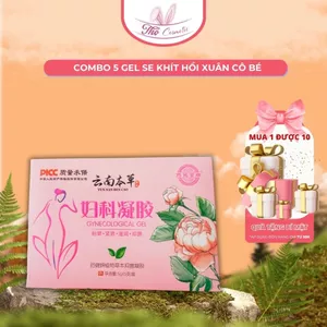 Hộp 5 Gói Yaojian Barry Gel Se Khít Hồi Xuân, Hộp 5 Gel Thanh Hỗ Trợ Làm Săn Chắc, Se Khít Và Trẻ Hóa Vùng Kín