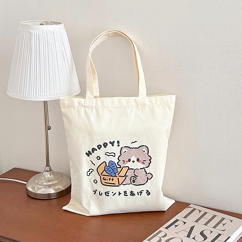 Totebag Động vật má hồng