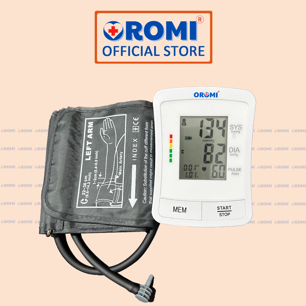 Máy Đo Huyết Áp Điện Tử Bắp Tay OROMI DBP-1209 - Bộ Đo Huyết Áp Có Giọng Nói Tiếng Việt