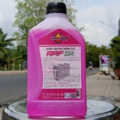 Nước làm mát động cơ EVERLAST RAF COOL màu Hồng, 1L, 18% nồng độ Ethylent Glycol