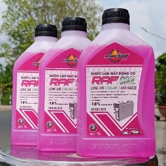 Nước làm mát động cơ EVERLAST RAF COOL màu Hồng, 1L, 18% nồng độ Ethylent Glycol