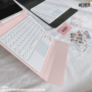 Bao da kèm bàn phím có trackpad dành cho i pad Air4/5/6/7 i pad Pro 2018-2020-M1/2/4 i pad gen 5-6-7-8-9-10-11 by meober