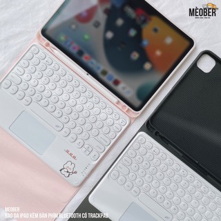 Bao da kèm bàn phím có trackpad dành cho i pad Air4/5/6/7 i pad Pro 2018-2020-M1/2/4 i pad gen 5-6-7-8-9-10-11 by meober
