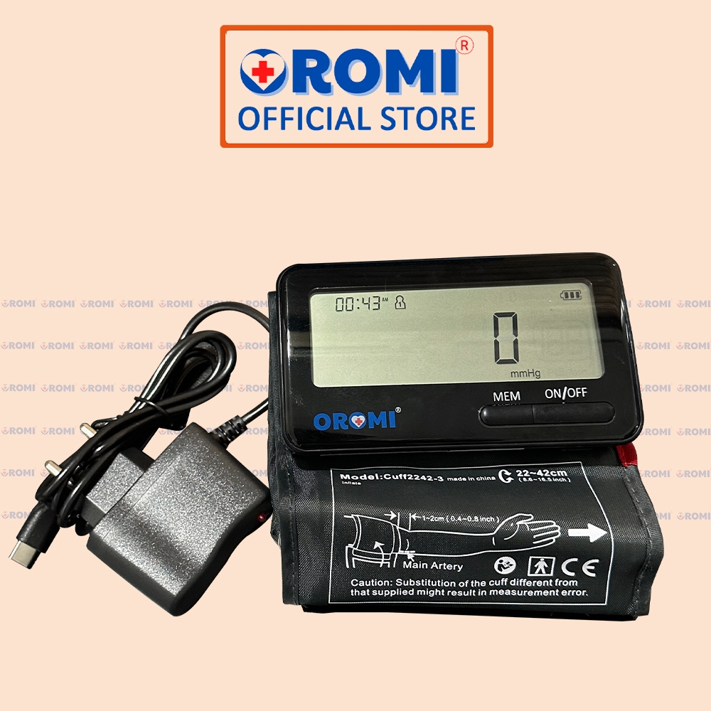 Máy Đo Huyết Áp Tự Động OROMI DBP-1307 – Bộ Đo Huyết Áp Điện Tử Không Dây Có AI Tiếng Việt