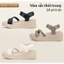 Sandal đế xuồng KOSU cao 5,5cm, sandan nữ quai dán kháng khuẩn, khử mùi Nhật Bản K-24202