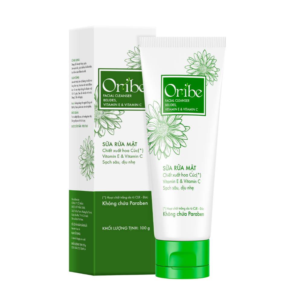 Ảnh Sữa rửa mặt hoa cúc Oribe tạo bọt mềm mịn làm sạch sâu dịu nhẹ 100g 3